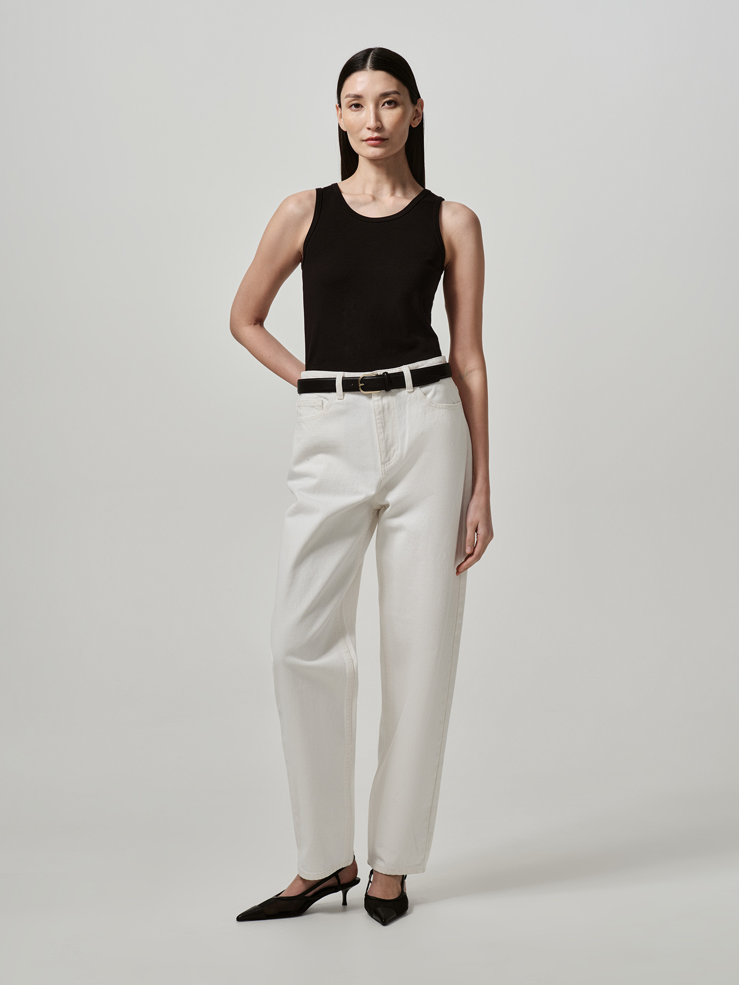 

Джинсы Wide Leg от Present & Simple от Present & Simple, Молочный